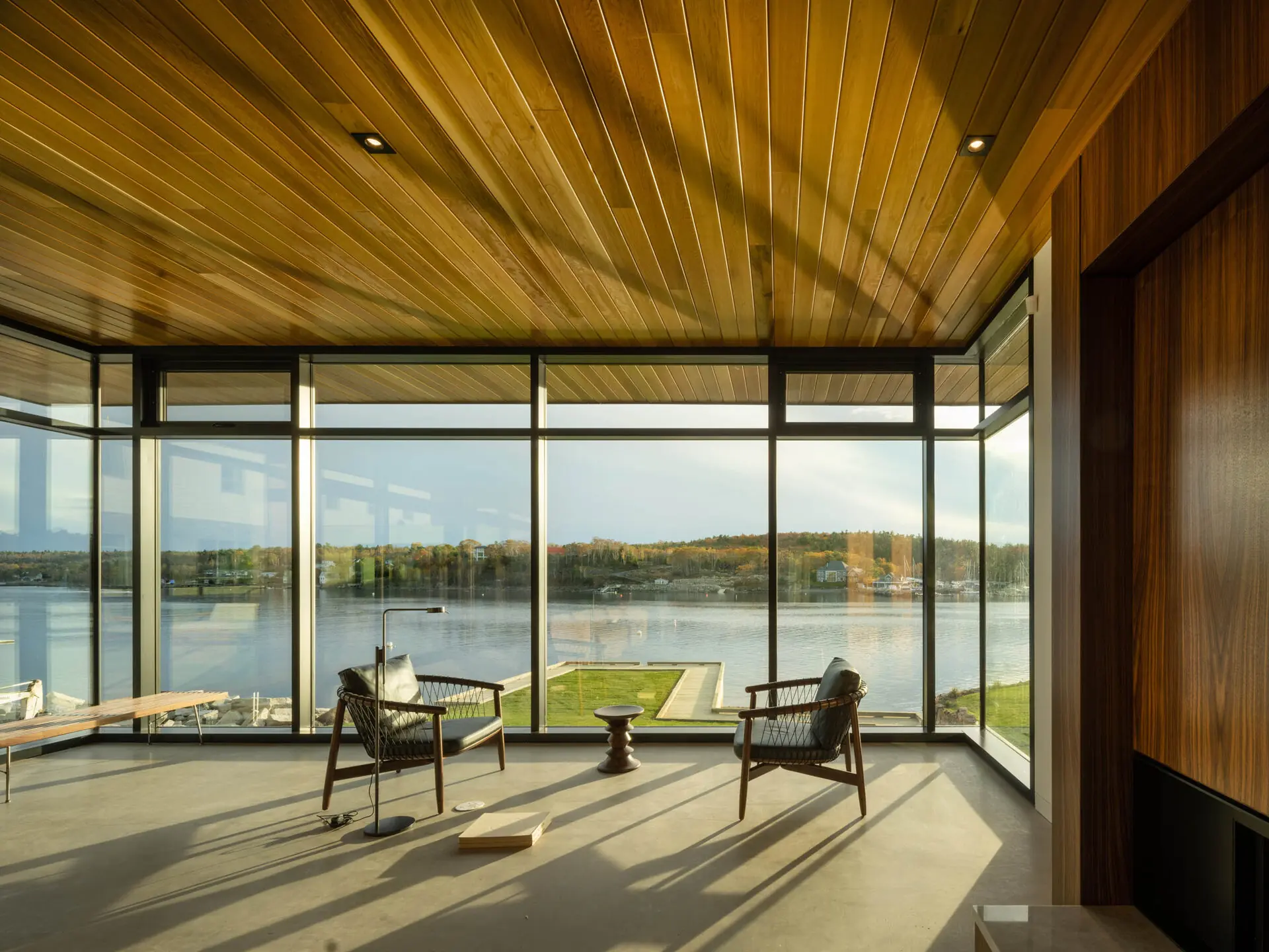 Wadden Electric project — Control4 Lux keypad detail in elegant interior design