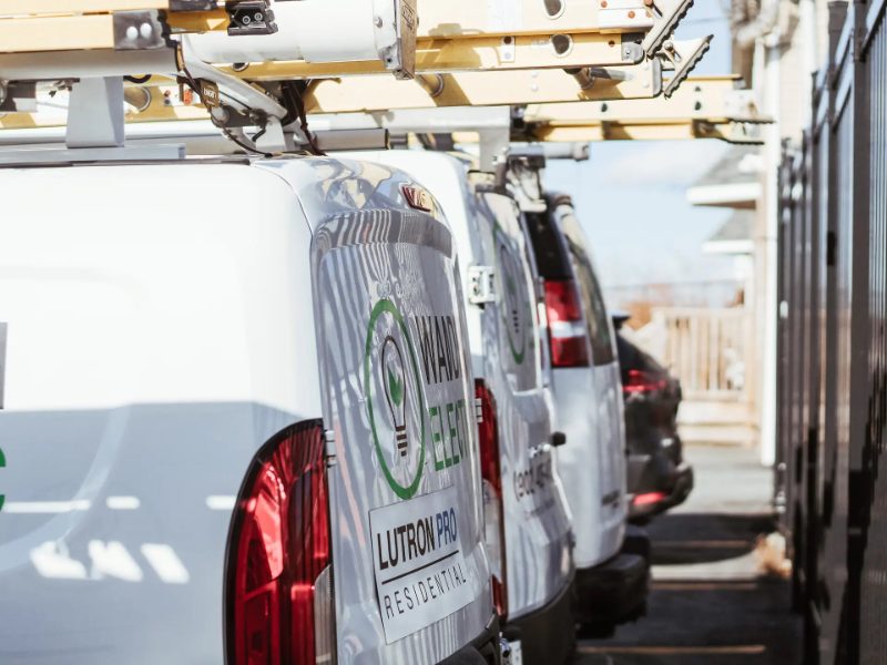 Wadden Electric branded vehicle